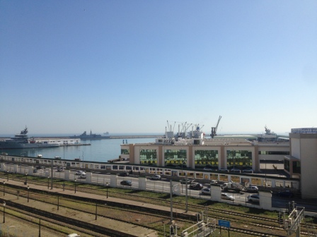 Vue du port d'Alger